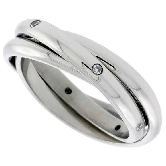 Surgical Stainless Steel Cz Rolling Ring